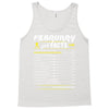 February Girl Facts Aquarius Tank Top