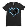 Baby Boy with Heart Any Name Customized Ladies Fitted T-Shirt