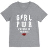 Girl Power Future Is Female V-Neck Tee