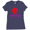 stylish retro hawaiian airlines Ladies Fitted T-Shirt