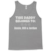 personalised daddy Tank Top