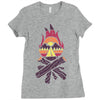 bonfire Ladies Fitted T-Shirt