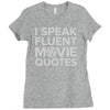 movie quotes Ladies Fitted T-Shirt