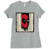 here's wade! Ladies Fitted T-Shirt