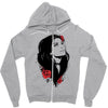 girl roses Zipper Hoodie