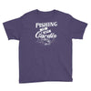 fishing is my cardio Youth Tee