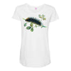 natura animal Maternity Scoop Neck T-shirt