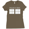 police box for who Ladies Fitted T-Shirt