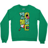 zombie font Crewneck Sweatshirt