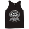 vintage quality without compromise 1973 aged to perfection Tank Top