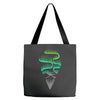 aurora borealis Tote Bags
