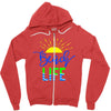 beach life Zipper Hoodie