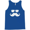 hipster glasses and moustache Tank Top