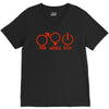 man woman geek V-Neck Tee