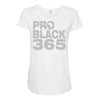 pro black 365 Maternity Scoop Neck T-shirt