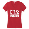 wm 74 germany world cup 1974 retro football Women's V-Neck T-Shirt
