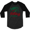 Daddy Hiking Buddy Mountains 3/4 Sleeve Shirt