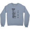 contents list Crewneck Sweatshirt