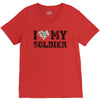 i love my soldier hunter camouflage V-Neck Tee