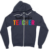 Kindergarten Teacher Zipper Hoodie