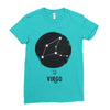 Virgo Zodiac Sign Minimal Design Ladies Fitted T-Shirt