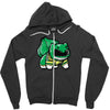green ranger bulbasaur Zipper Hoodie