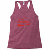 enjoy cocaine funny gray Racerback Tank