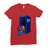 back to his roots Ladies Fitted T-Shirt
