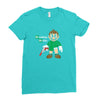breaking bricks Ladies Fitted T-Shirt