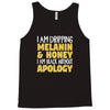 black without apology Tank Top