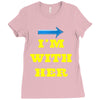 i am with her Ladies Fitted T-Shirt