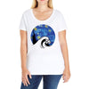 Van Gogh Ladies Curvy T-Shirt