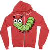 animal smile Zipper Hoodie