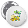 summer beach Pin-back button