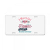 A March Girl Like A Flowers License Plate