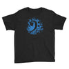 bass clef in blue Youth Tee