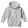 real men shoot raw Youth Hoodie