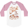 the floor is lava 3/4 Sleeve Shirt