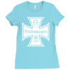 vw volkswagen iron cross Ladies Fitted T-Shirt