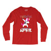 Born Unicorns-Born April Long Sleeve Shirts