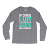 cat cats lift lifting fitness Long Sleeve Shirts