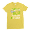 teacher tee! Ladies Fitted T-Shirt