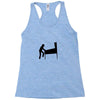 funny caution pinball wiz square Racerback Tank