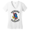 where's waldory (type) Women's V-Neck T-Shirt