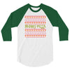 merry pizza 3/4 Sleeve Shirt