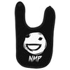 white nmp Baby Bibs