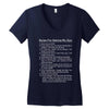rules for dating my son Women's V-Neck T-Shirt