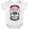 I Have A Pretty Granddaughter Gun A Shovel And An Alibi Baby Bodysuit