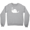 apatosaurus white Crewneck Sweatshirt