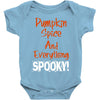 pumpkin spice and everything spooky Baby Bodysuit